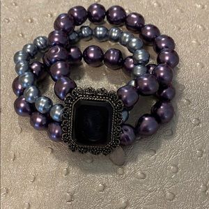 Set of 3 Pearl Bracelets